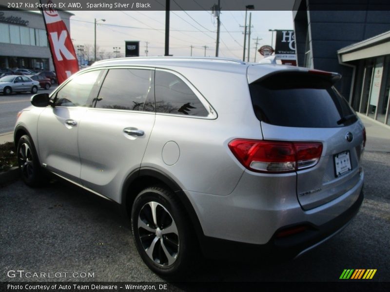 Sparkling Silver / Black 2017 Kia Sorento EX AWD