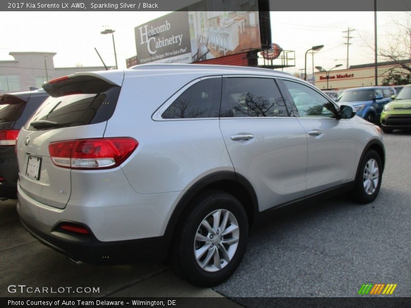 Sparkling Silver / Black 2017 Kia Sorento LX AWD