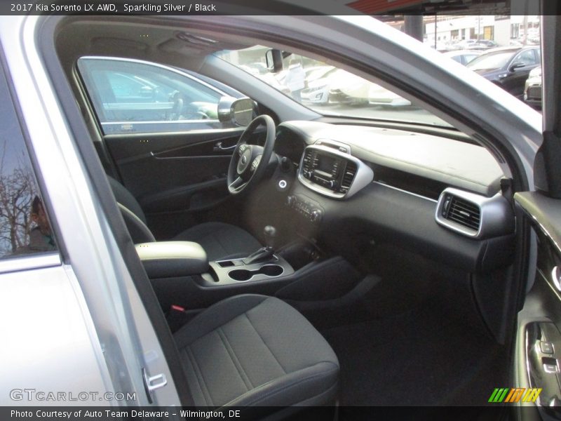 Sparkling Silver / Black 2017 Kia Sorento LX AWD