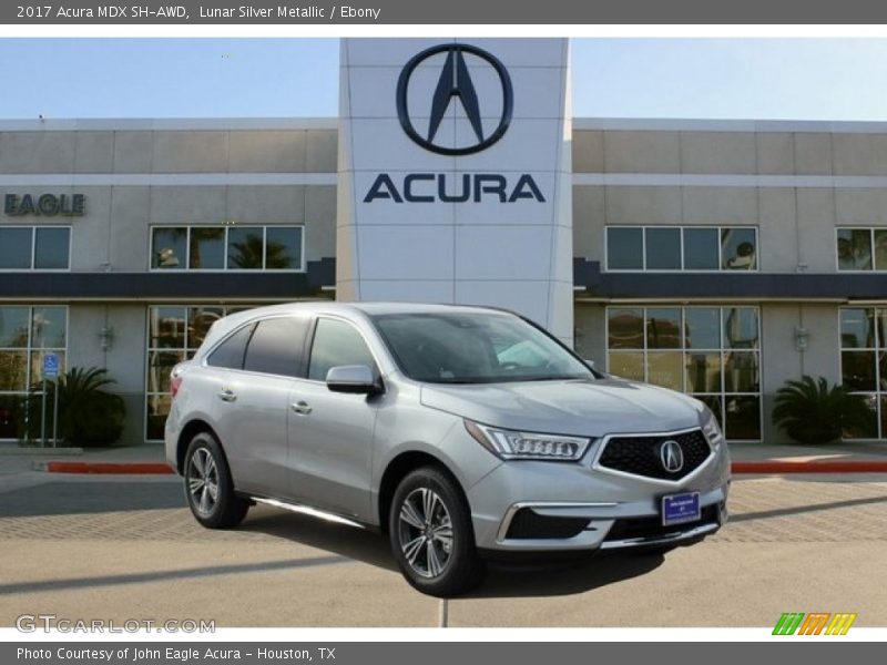 Lunar Silver Metallic / Ebony 2017 Acura MDX SH-AWD