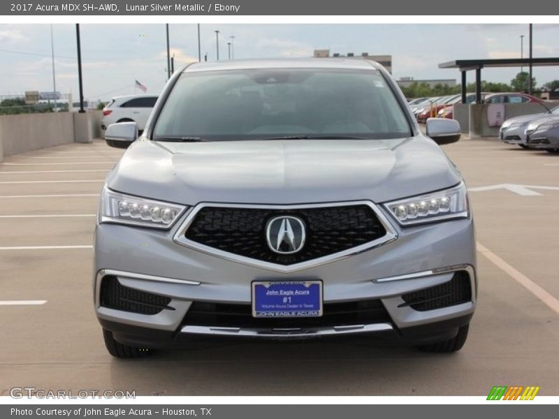 Lunar Silver Metallic / Ebony 2017 Acura MDX SH-AWD