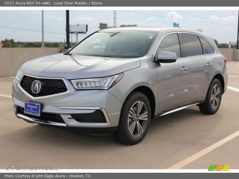 Lunar Silver Metallic / Ebony 2017 Acura MDX SH-AWD