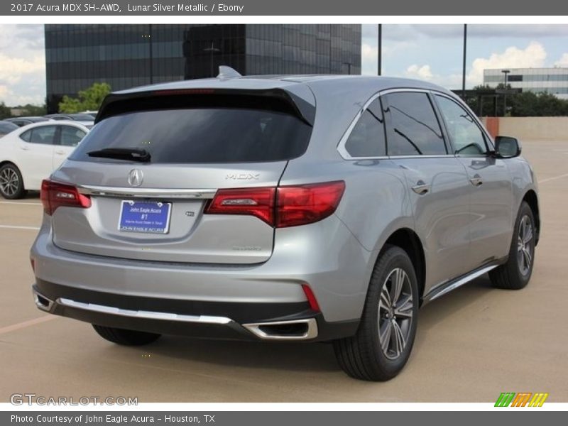 Lunar Silver Metallic / Ebony 2017 Acura MDX SH-AWD