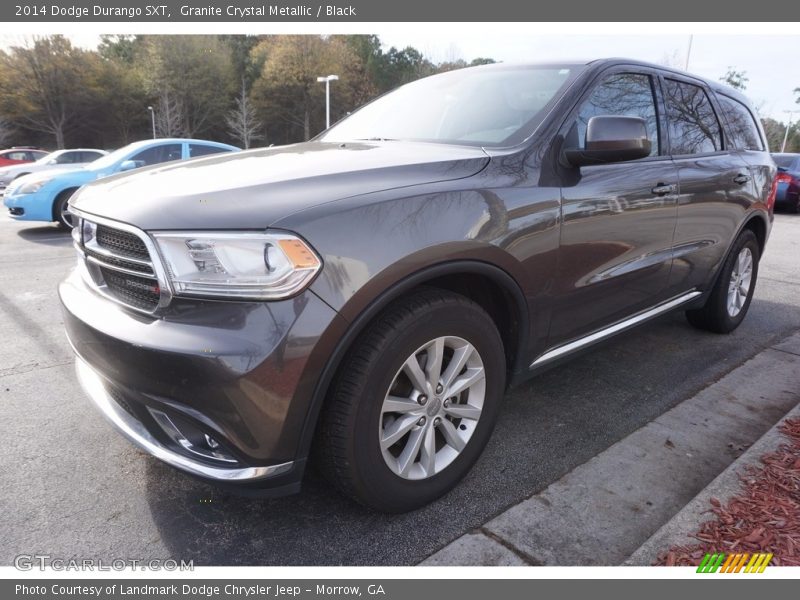 Granite Crystal Metallic / Black 2014 Dodge Durango SXT