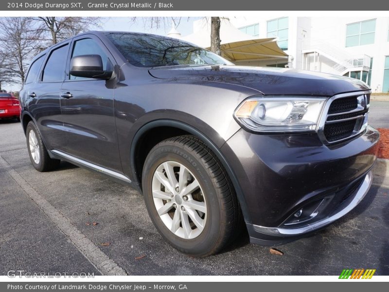 Granite Crystal Metallic / Black 2014 Dodge Durango SXT