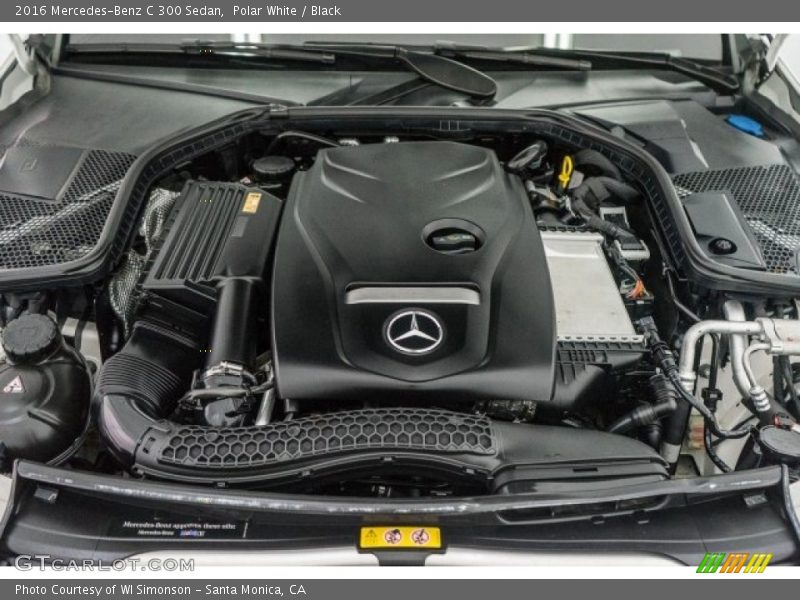 Polar White / Black 2016 Mercedes-Benz C 300 Sedan