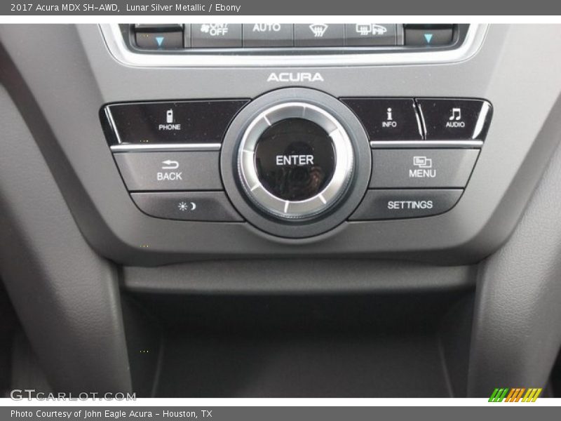 Controls of 2017 MDX SH-AWD