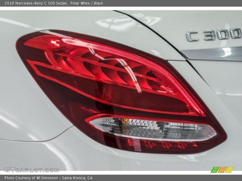 Polar White / Black 2016 Mercedes-Benz C 300 Sedan
