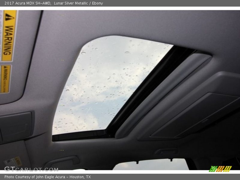 Lunar Silver Metallic / Ebony 2017 Acura MDX SH-AWD