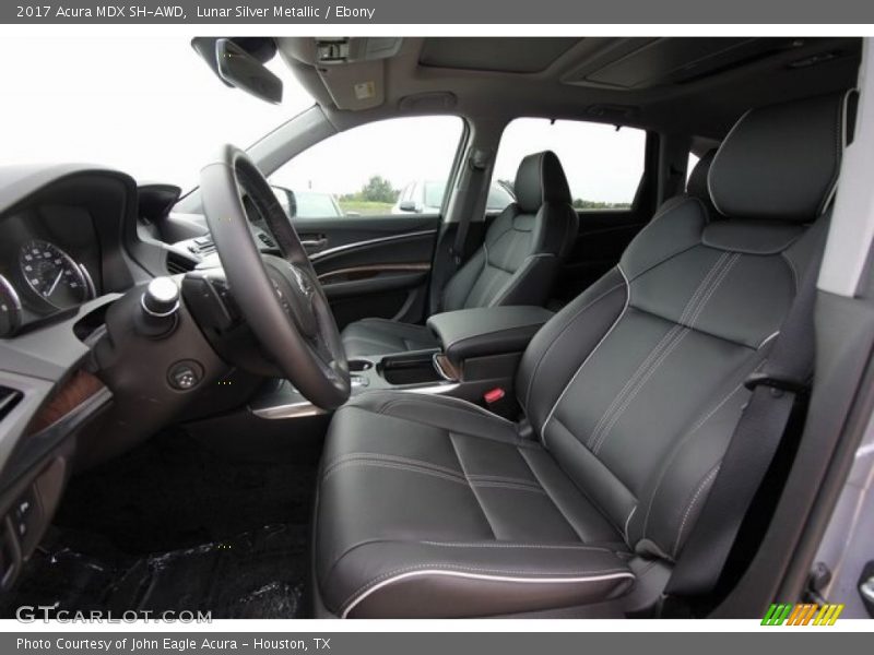 Lunar Silver Metallic / Ebony 2017 Acura MDX SH-AWD