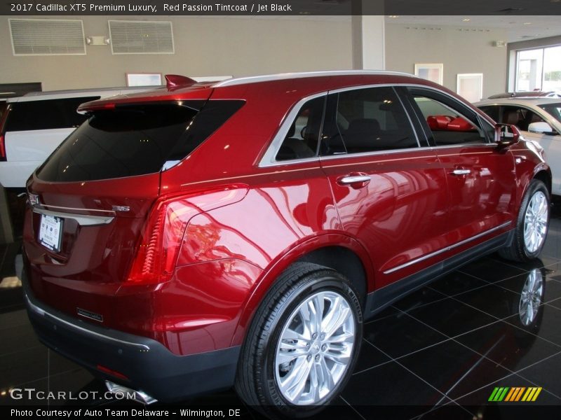 Red Passion Tintcoat / Jet Black 2017 Cadillac XT5 Premium Luxury