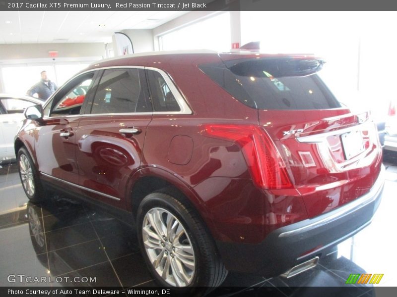 Red Passion Tintcoat / Jet Black 2017 Cadillac XT5 Premium Luxury