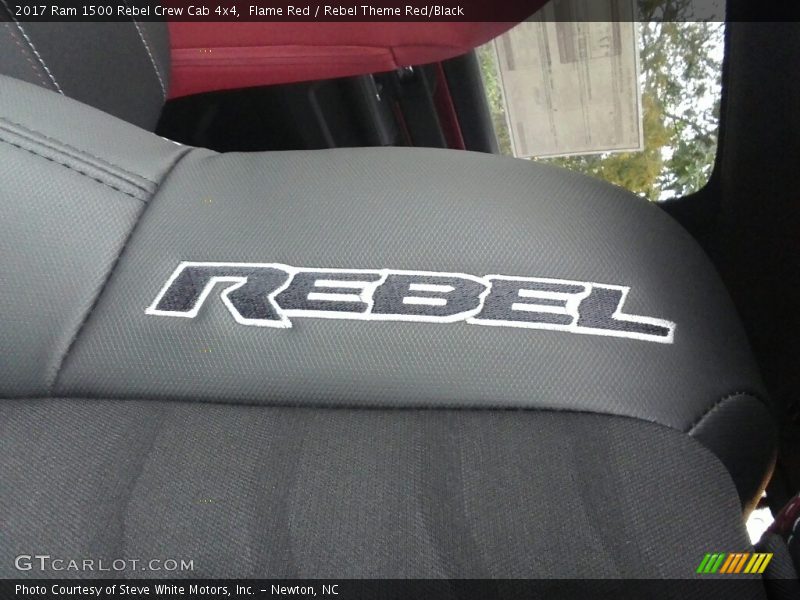 Flame Red / Rebel Theme Red/Black 2017 Ram 1500 Rebel Crew Cab 4x4