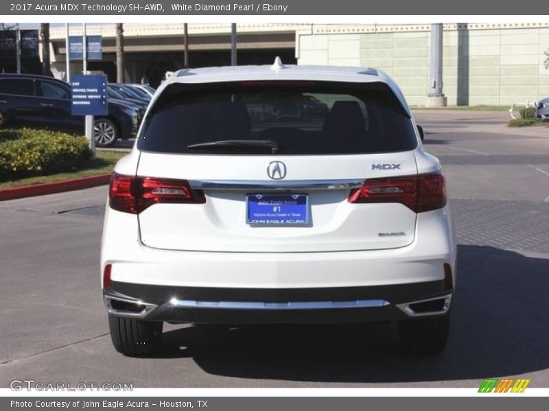 White Diamond Pearl / Ebony 2017 Acura MDX Technology SH-AWD