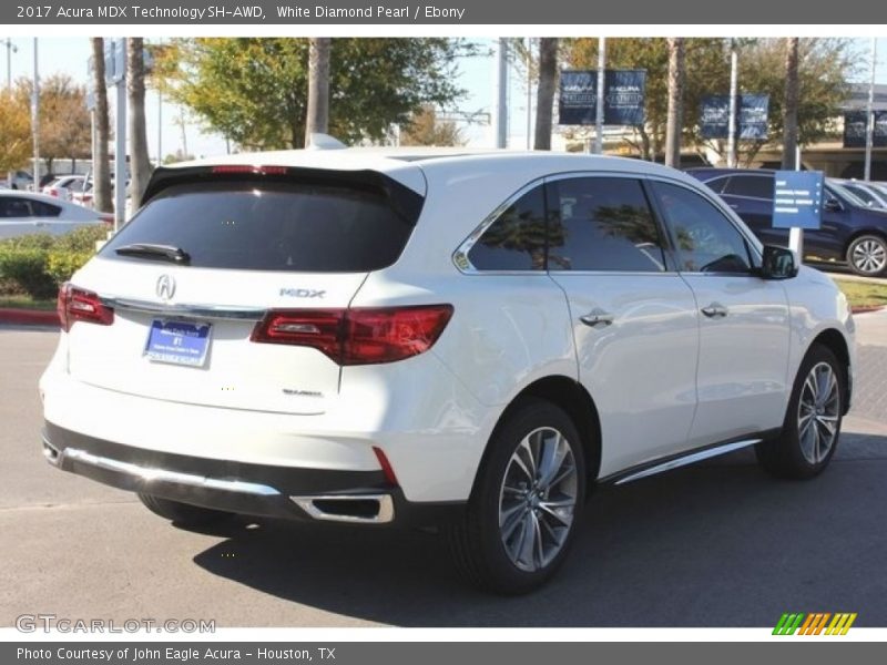 White Diamond Pearl / Ebony 2017 Acura MDX Technology SH-AWD