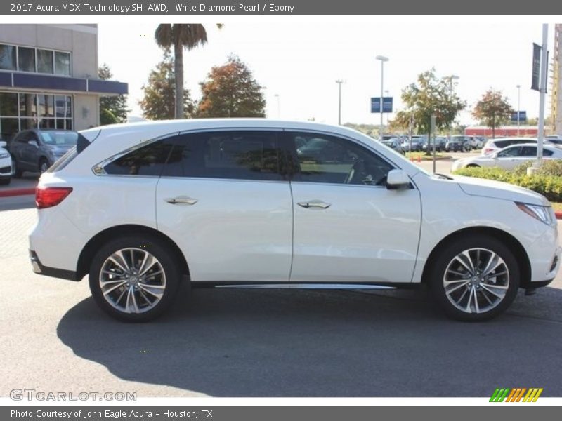 White Diamond Pearl / Ebony 2017 Acura MDX Technology SH-AWD