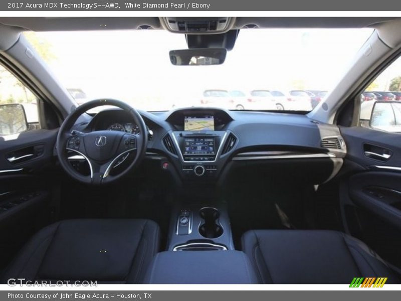 White Diamond Pearl / Ebony 2017 Acura MDX Technology SH-AWD