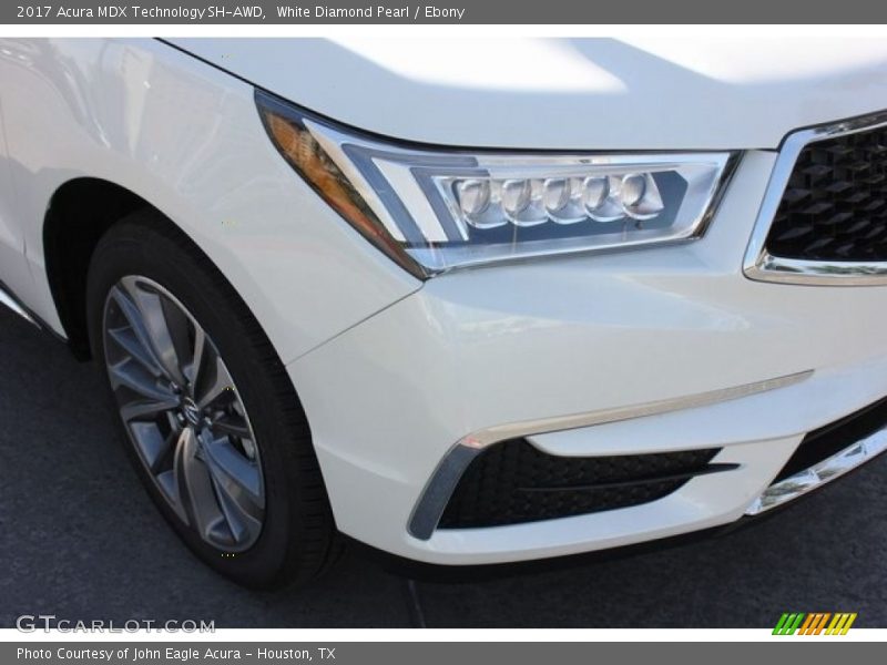 White Diamond Pearl / Ebony 2017 Acura MDX Technology SH-AWD