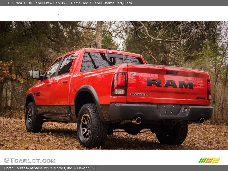 Flame Red / Rebel Theme Red/Black 2017 Ram 1500 Rebel Crew Cab 4x4