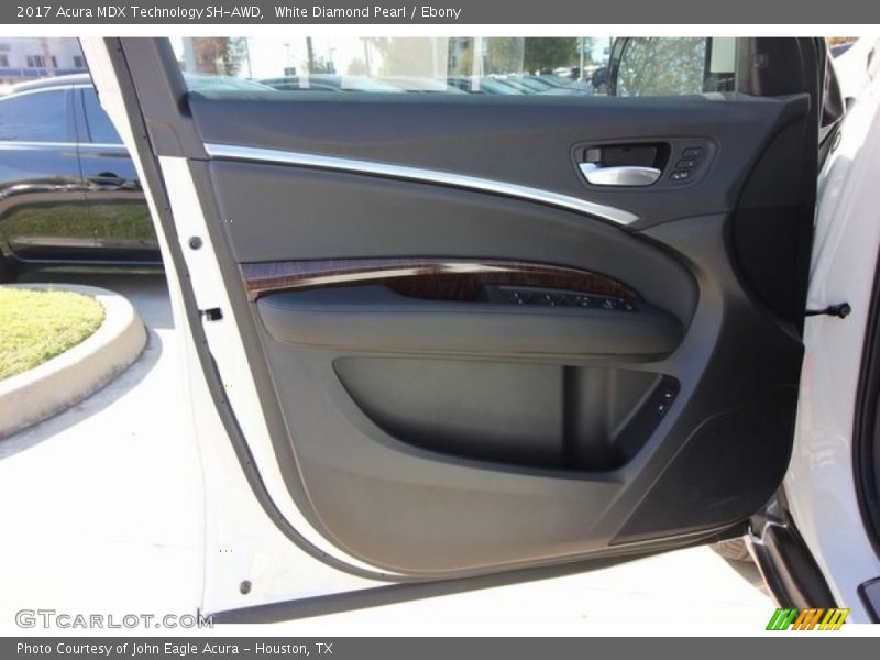 White Diamond Pearl / Ebony 2017 Acura MDX Technology SH-AWD