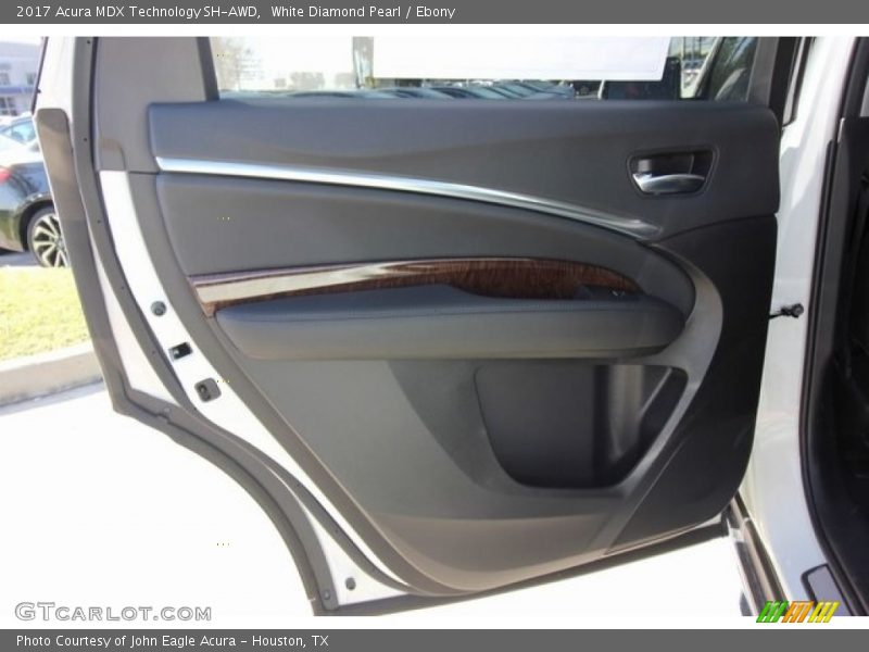 White Diamond Pearl / Ebony 2017 Acura MDX Technology SH-AWD