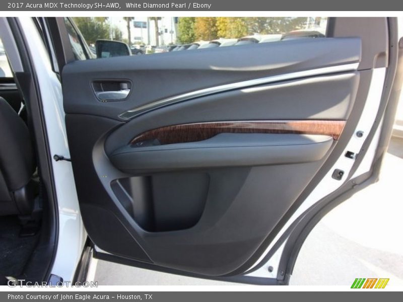 White Diamond Pearl / Ebony 2017 Acura MDX Technology SH-AWD