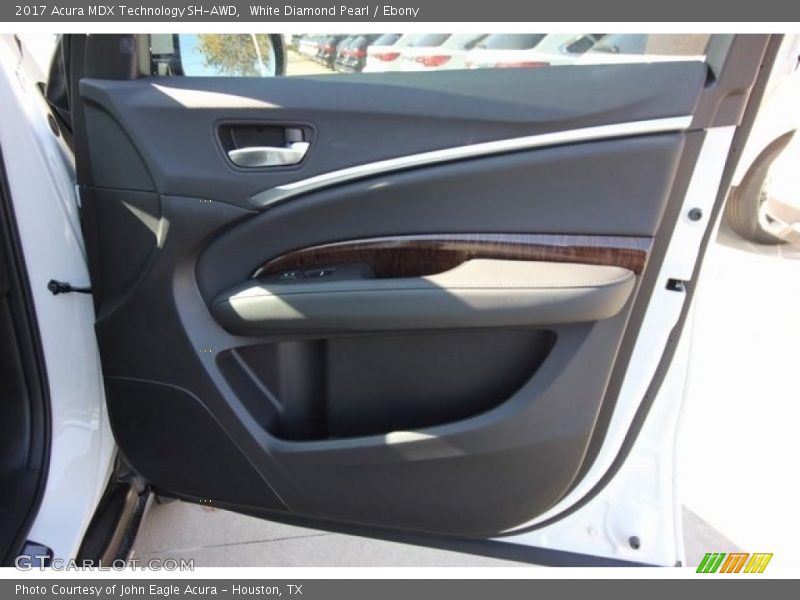 White Diamond Pearl / Ebony 2017 Acura MDX Technology SH-AWD