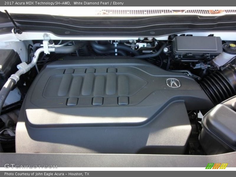 White Diamond Pearl / Ebony 2017 Acura MDX Technology SH-AWD