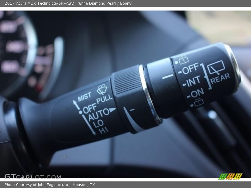 White Diamond Pearl / Ebony 2017 Acura MDX Technology SH-AWD