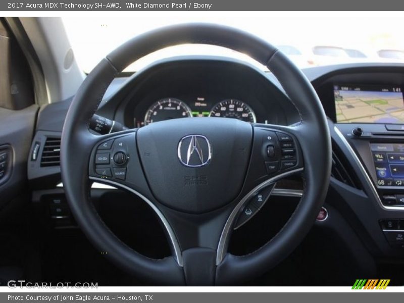 White Diamond Pearl / Ebony 2017 Acura MDX Technology SH-AWD