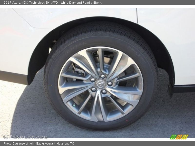 White Diamond Pearl / Ebony 2017 Acura MDX Technology SH-AWD