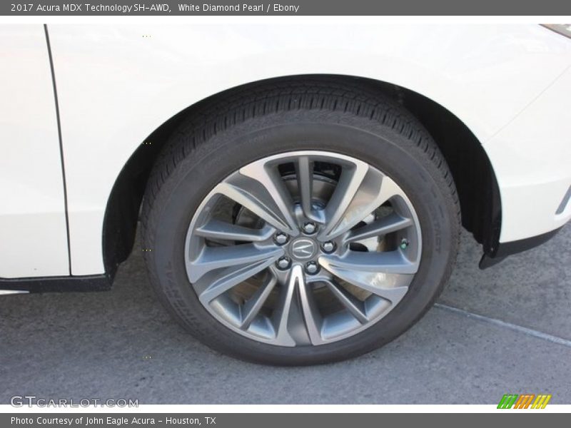 White Diamond Pearl / Ebony 2017 Acura MDX Technology SH-AWD