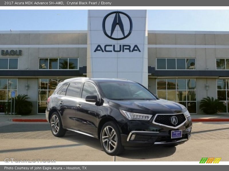 Crystal Black Pearl / Ebony 2017 Acura MDX Advance SH-AWD