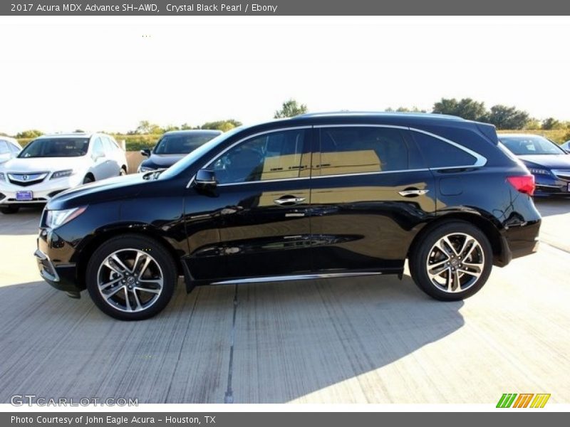 Crystal Black Pearl / Ebony 2017 Acura MDX Advance SH-AWD