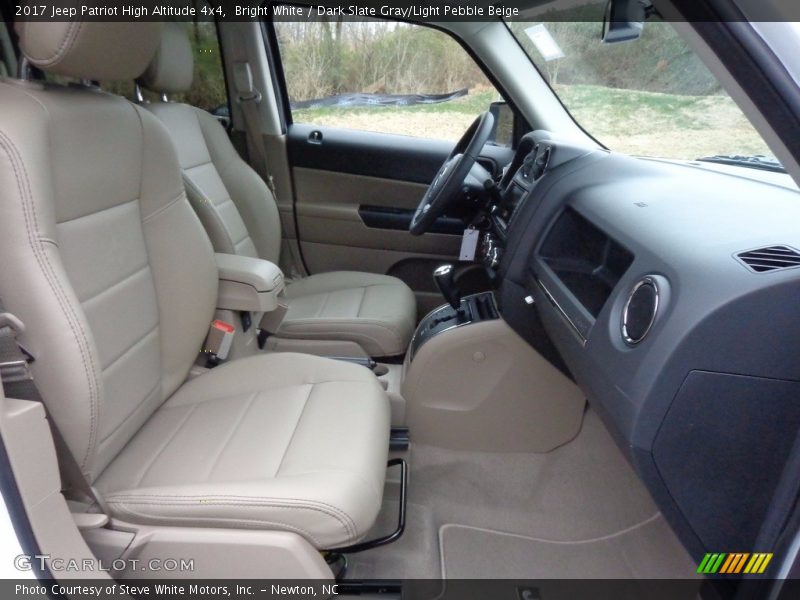 Bright White / Dark Slate Gray/Light Pebble Beige 2017 Jeep Patriot High Altitude 4x4
