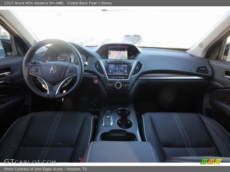 Crystal Black Pearl / Ebony 2017 Acura MDX Advance SH-AWD