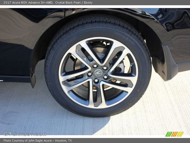 Crystal Black Pearl / Ebony 2017 Acura MDX Advance SH-AWD