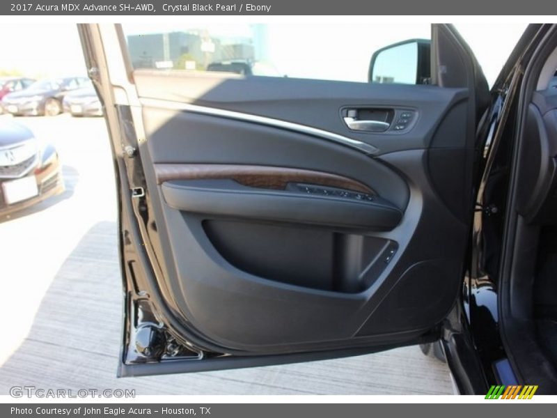 Crystal Black Pearl / Ebony 2017 Acura MDX Advance SH-AWD