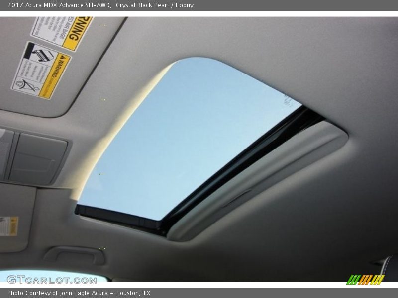 Crystal Black Pearl / Ebony 2017 Acura MDX Advance SH-AWD