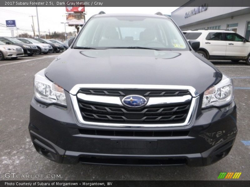 Dark Gray Metallic / Gray 2017 Subaru Forester 2.5i
