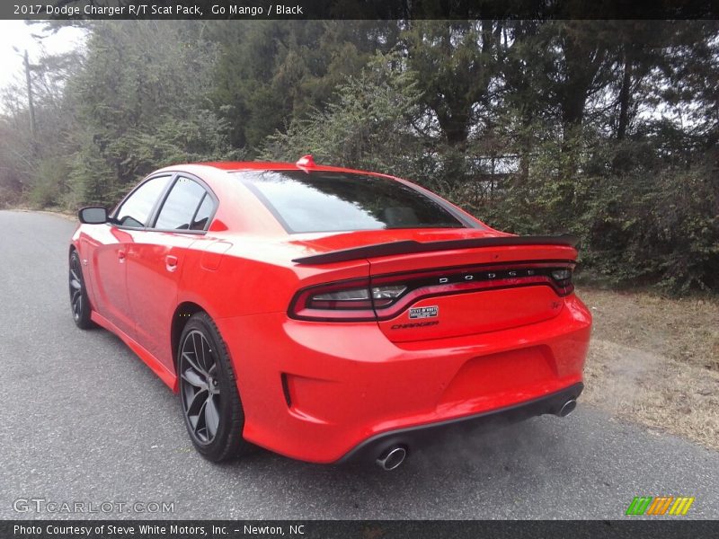 Go Mango / Black 2017 Dodge Charger R/T Scat Pack