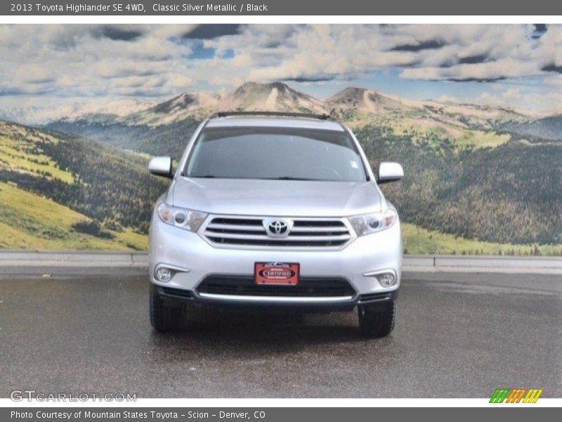Classic Silver Metallic / Black 2013 Toyota Highlander SE 4WD