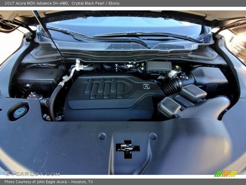Crystal Black Pearl / Ebony 2017 Acura MDX Advance SH-AWD