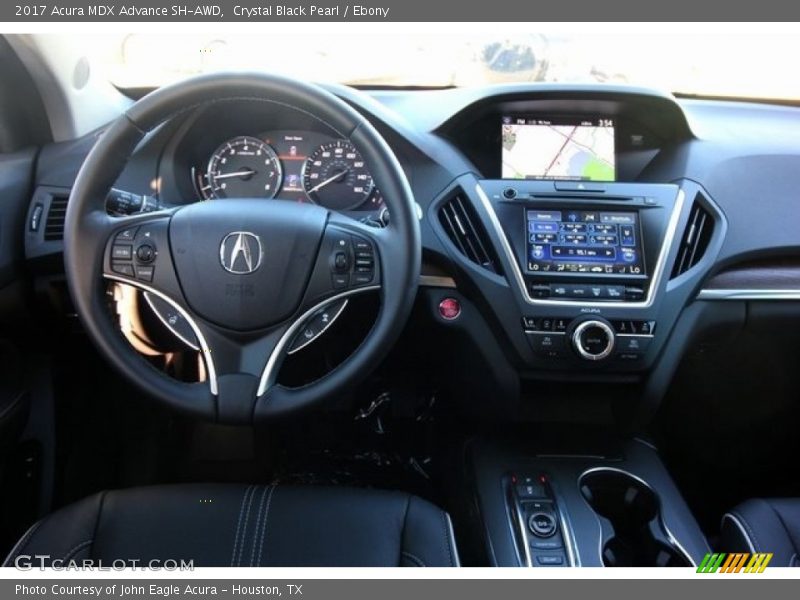 Crystal Black Pearl / Ebony 2017 Acura MDX Advance SH-AWD