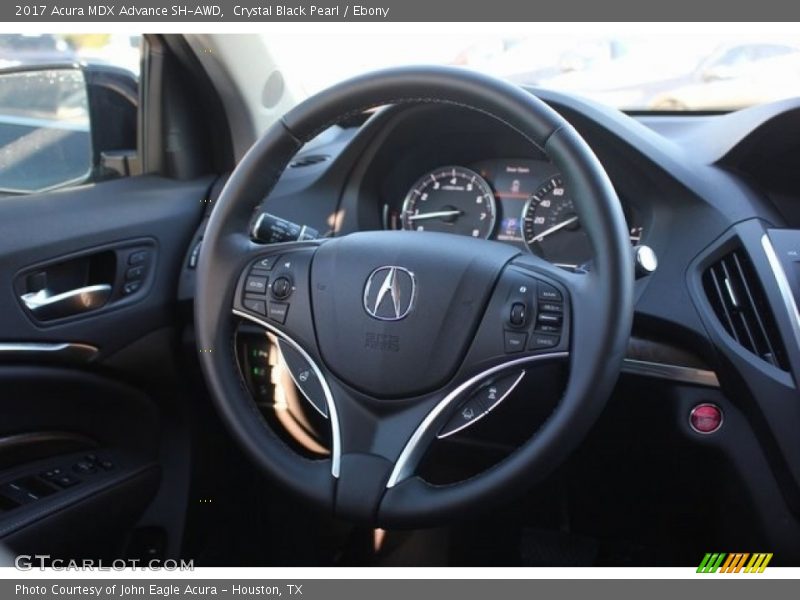 Crystal Black Pearl / Ebony 2017 Acura MDX Advance SH-AWD