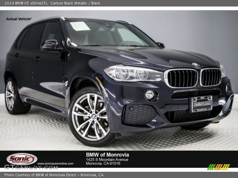 Carbon Black Metallic / Black 2014 BMW X5 xDrive35i