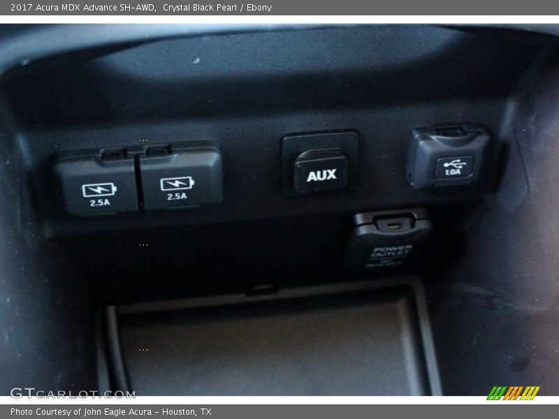 Crystal Black Pearl / Ebony 2017 Acura MDX Advance SH-AWD