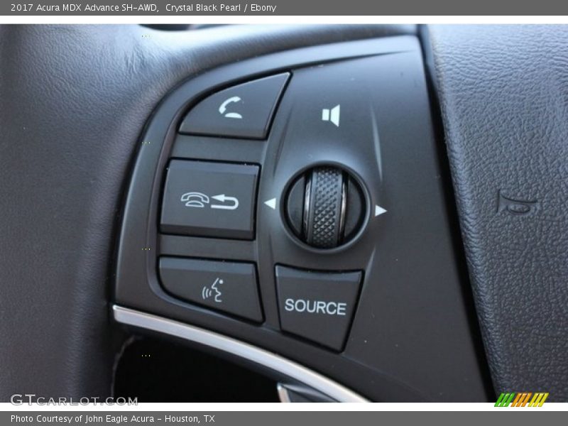 Crystal Black Pearl / Ebony 2017 Acura MDX Advance SH-AWD