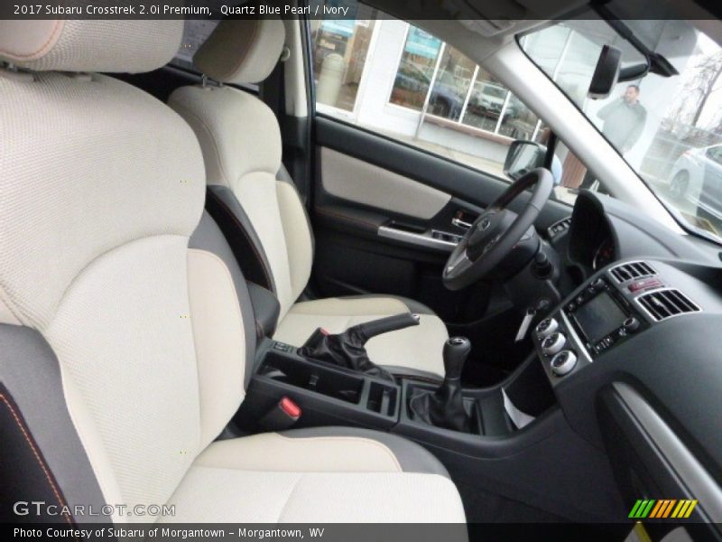 Quartz Blue Pearl / Ivory 2017 Subaru Crosstrek 2.0i Premium