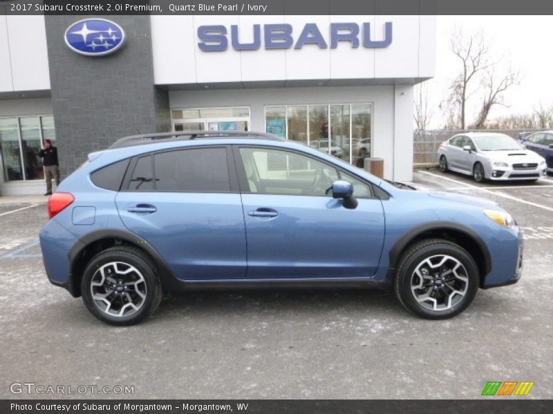 Quartz Blue Pearl / Ivory 2017 Subaru Crosstrek 2.0i Premium